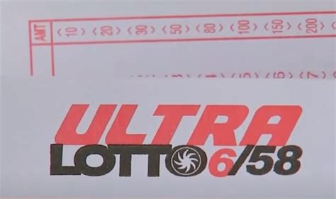 6/58 ultra lotto result summary|No winners of P118.